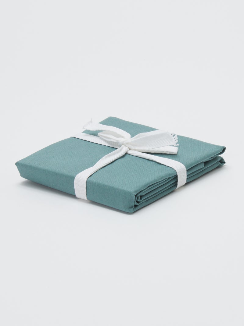 Taie d'oreiller 50 x 70 cm - Kiabi Home Bleu turquoise - Kiabi