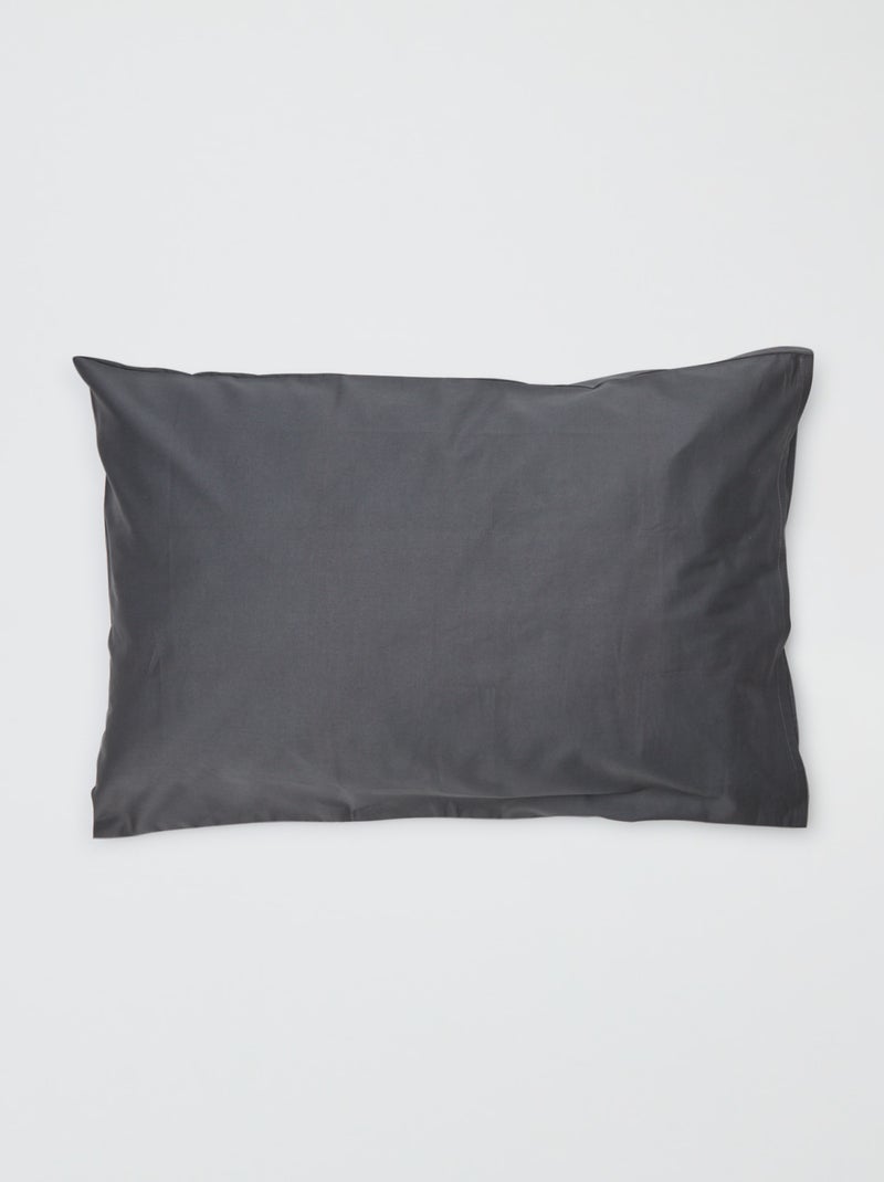 Taie d'oreiller 50 x 70 cm - Kiabi Home Gris anthracite - Kiabi
