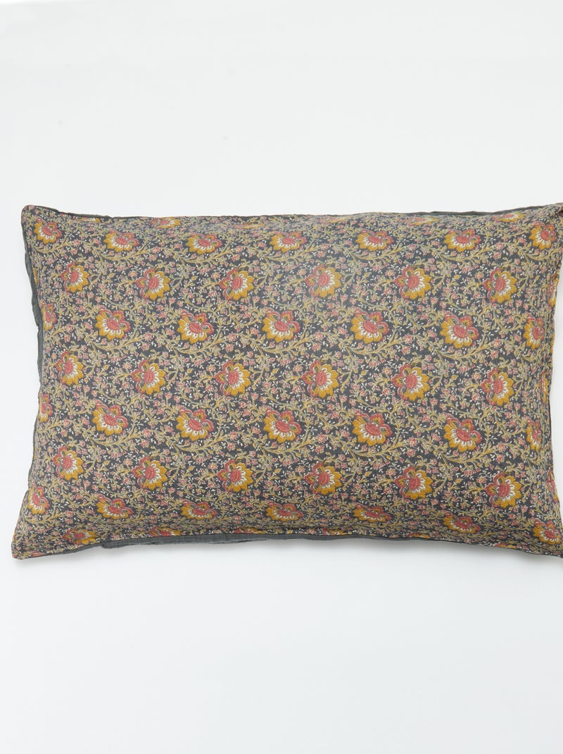 Taie d'oreiller (50 x 70 cm) - Kiabi Home Noir - Kiabi