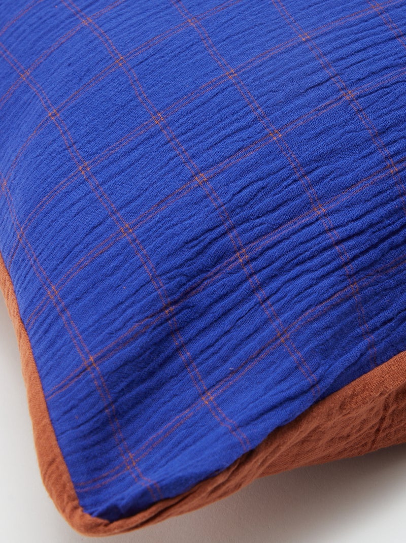 Taie d'oreiller 63 x 63 cm - Kiabi Home Bleu - Kiabi