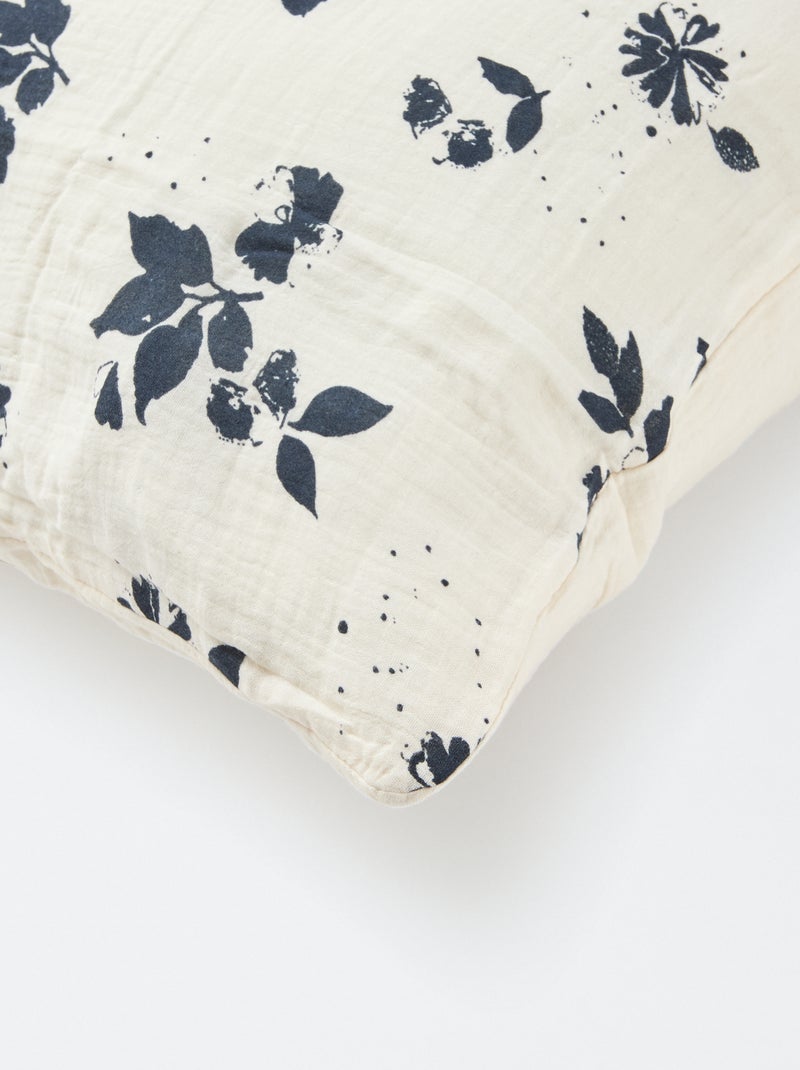 Taie d'oreiller 63 x 63 cm - Kiabi Home Bleu/blanc - Kiabi