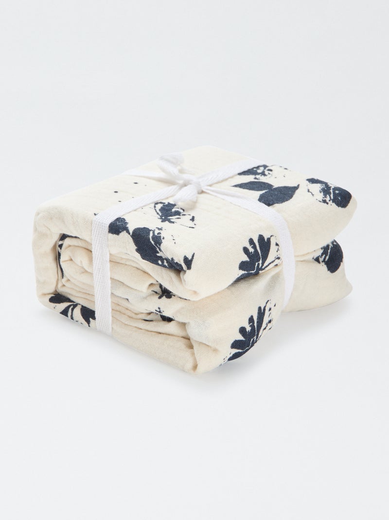 Taie d'oreiller 63 x 63 cm - Kiabi Home Bleu/blanc - Kiabi