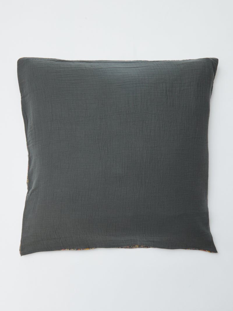 Taie d'oreiller 63 x 63 cm - Kiabi Home Gris foncé/anthracite - Kiabi