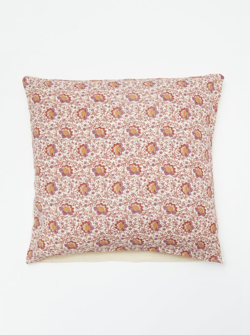 Taie d'oreiller 63 x 63 cm - Kiabi Home Rose - Kiabi