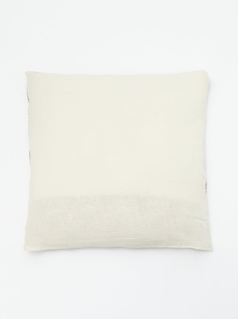 Taie d'oreiller 63 x 63 cm - Kiabi Home Rose - Kiabi