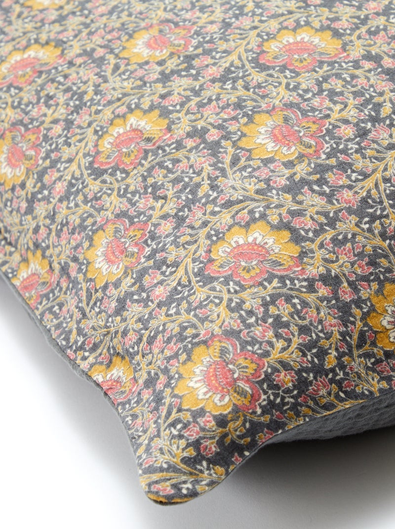 Taie d'oreiller 63 x 63 cm Gris foncé/anthracite - Kiabi