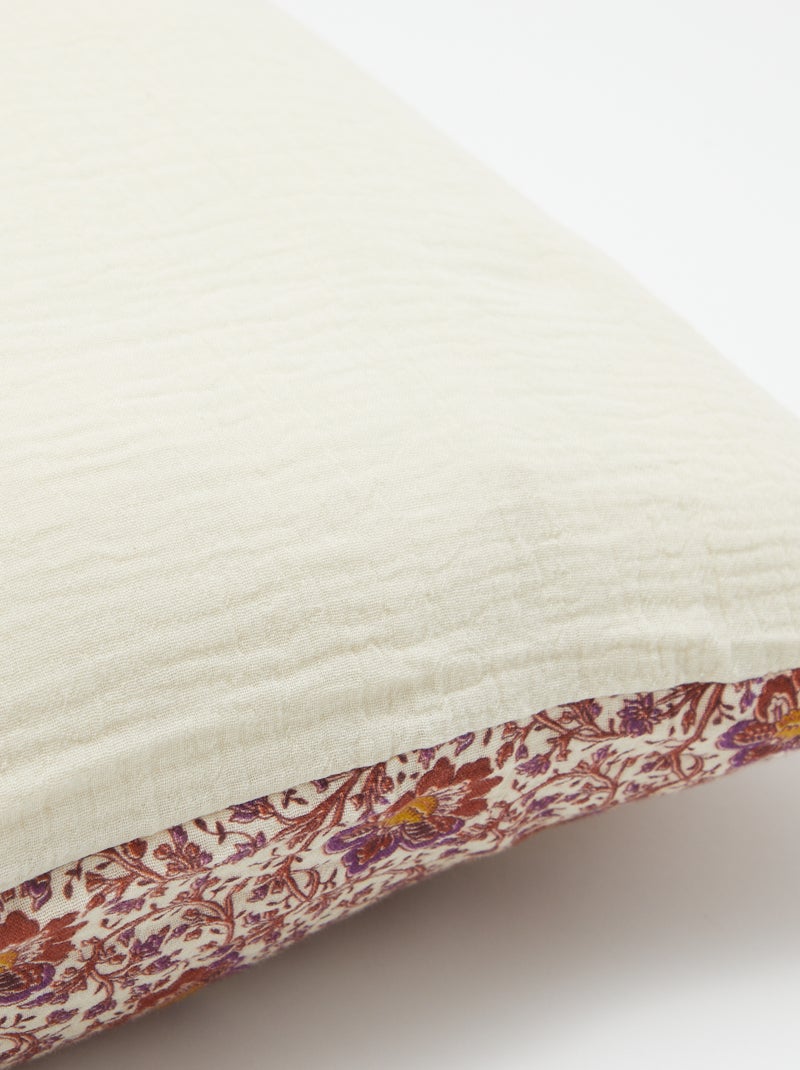 Taie d'oreiller 63 x 63 cm Rose - Kiabi