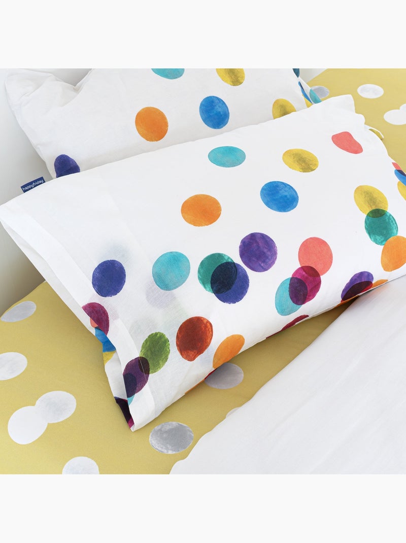 Taie d'oreiller Confetti "Happyfriday" Multicolore - Kiabi