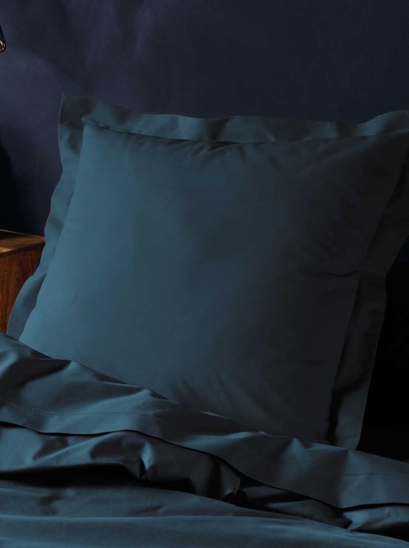 Taie d'oreiller coton lina douceur d'intérieur Bleu - Kiabi