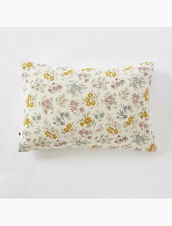 Taie d'oreiller double gaze de coton 125 g/m²