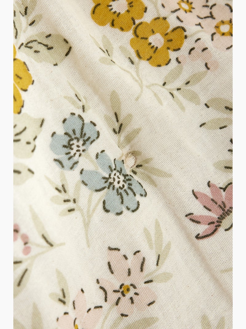 Taie d'oreiller double gaze de coton 125 g/m² Beige Pampa - Kiabi
