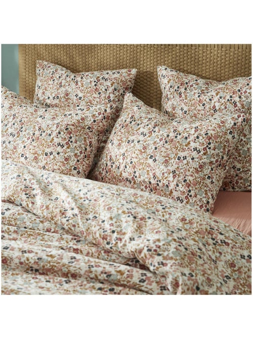 Taie d’oreiller – double gaze de coton imprimée capucine - Kiabi Taie d’oreiller – double gaze de coton imprimée capucine - Kiabi