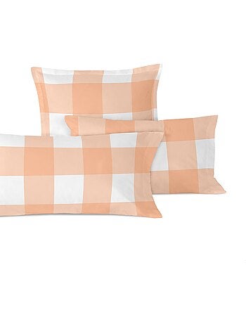Taie d'oreiller gingham "happyfriday
