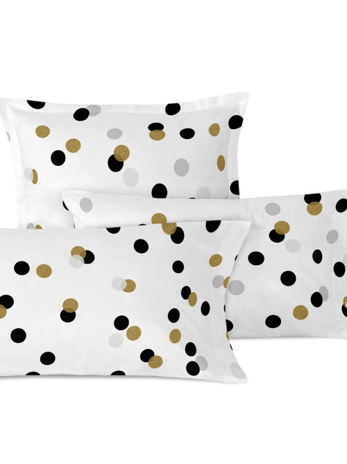 Taie d'oreiller Golden dots "Happyfriday" - Kiabi