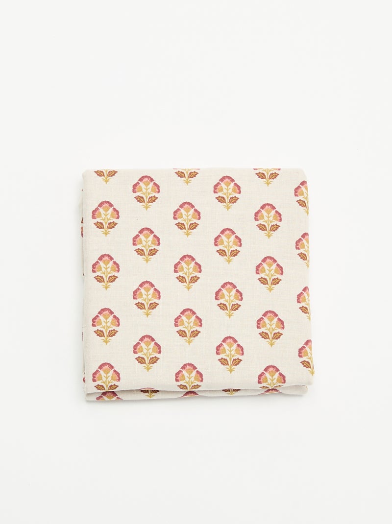 Taie d'oreiller imprimée - KIABI Home Rose - Kiabi