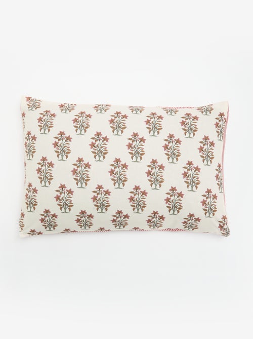 Taie d'oreiller imprimée 50x70 cm en coton - Kiabi