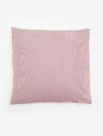Taie d'oreiller imprimée 63x63 cm en coton