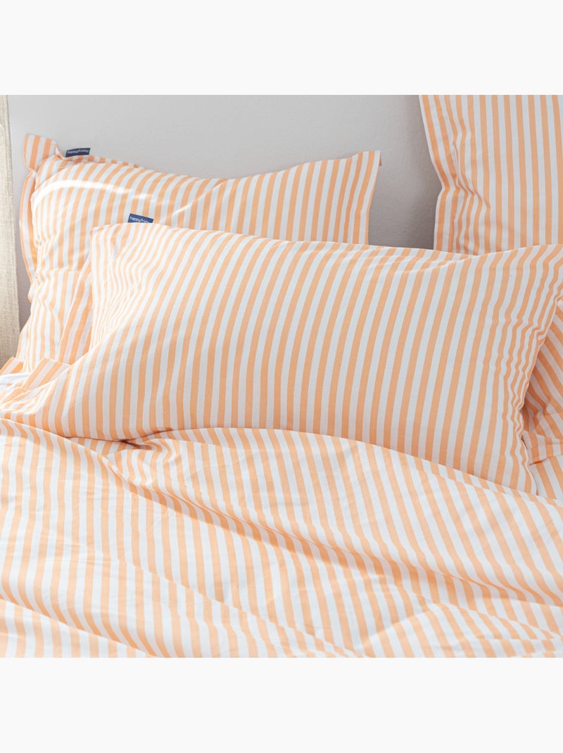 Taie d'oreiller Layering "Happyfriday" Peche - Kiabi