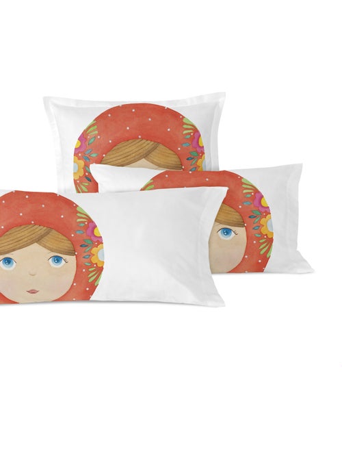 Taie d'oreiller Matryoshka "Happyfriday" - Kiabi