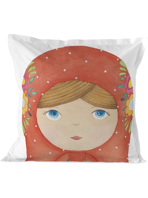 Taie d'oreiller Matryoshka "Happyfriday" - Kiabi