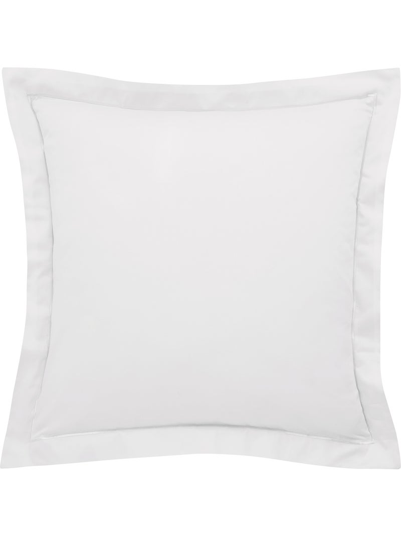 Taie d'oreiller – satin de coton 120 fils/cm² – hôtellerie haut de gamme Blanc - Kiabi