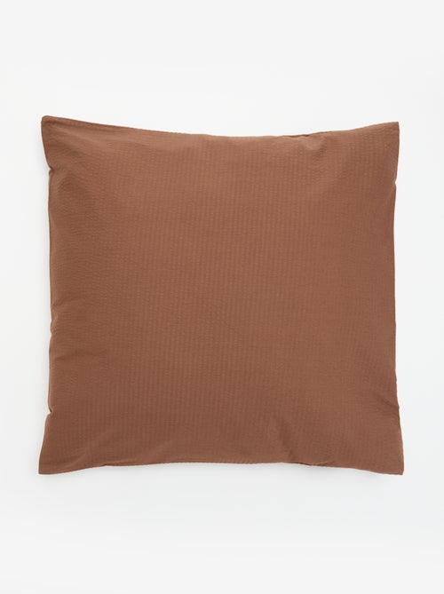 Taie d'oreiller unie - 63 x 63 cm - KIABI Home - Kiabi Taie d'oreiller unie - 63 x 63 cm - KIABI Home - Kiabi