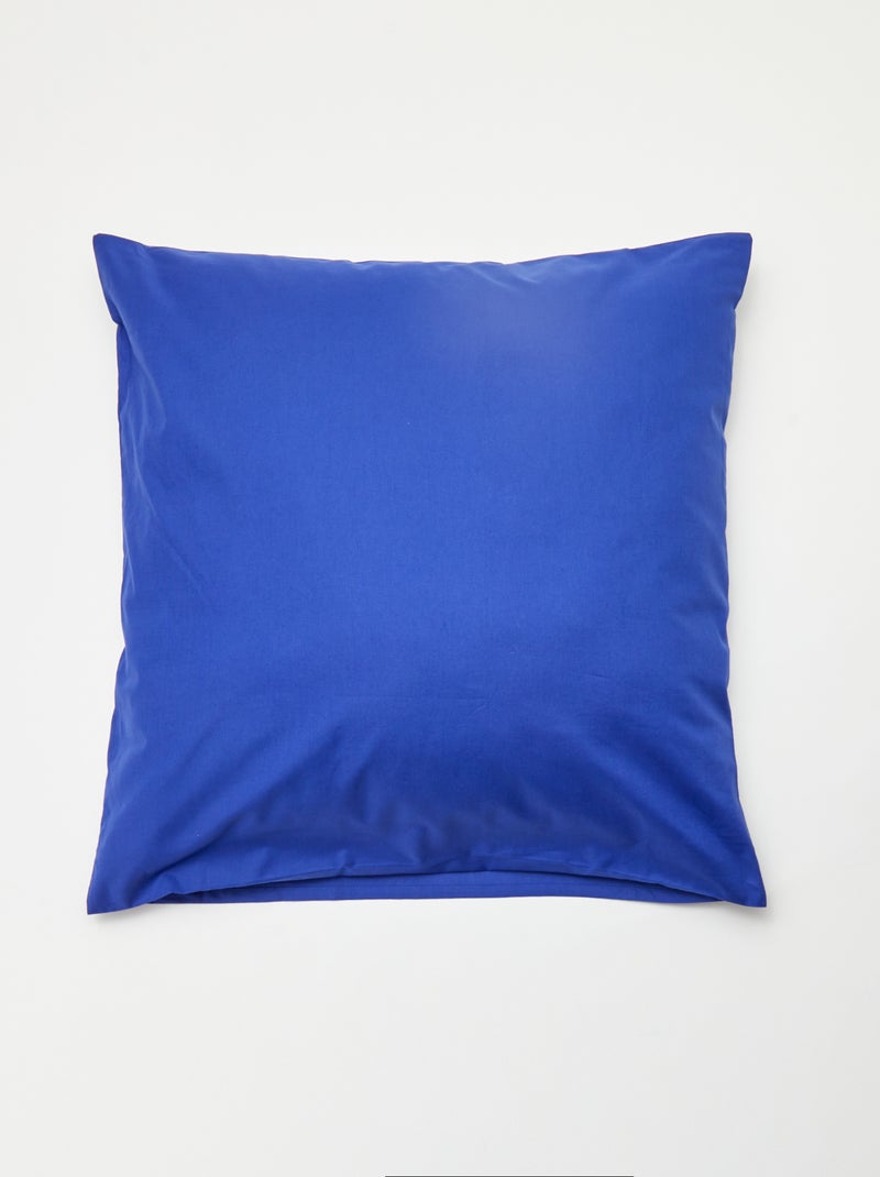 Taie d'oreiller unie - Kiabi Home Bleu - Kiabi