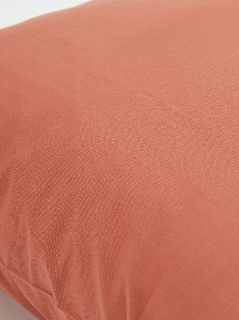 Taie d'oreiller unie - Kiabi Home Rouge - Kiabi