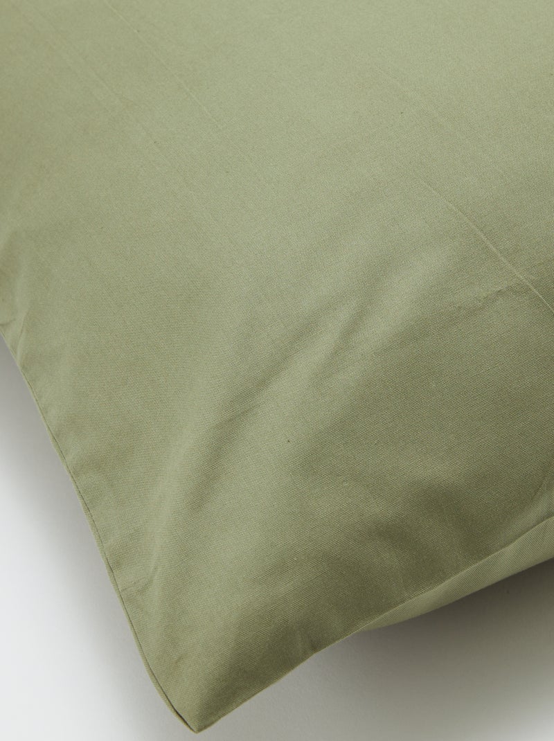 Taie d'oreiller unie - Kiabi Home Vert - Kiabi