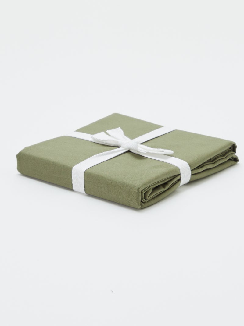 Taie d'oreiller unie - Kiabi Home Vert - Kiabi