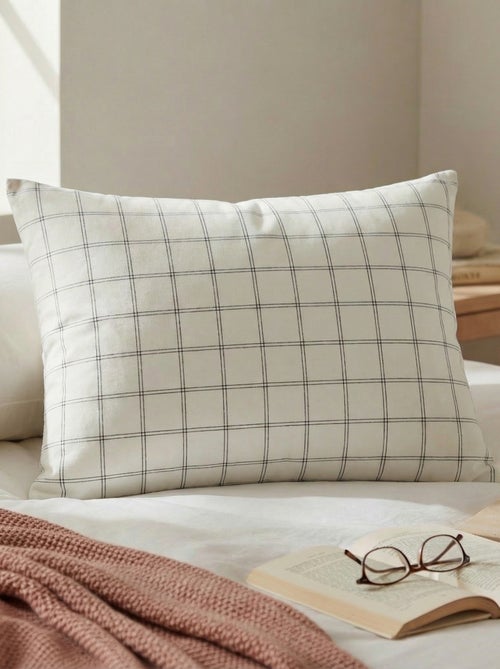 Taie d'oreiller unie (50 x 70 cm) - Kiabi Home - Kiabi Taie d'oreiller unie (50 x 70 cm) - Kiabi Home - Kiabi