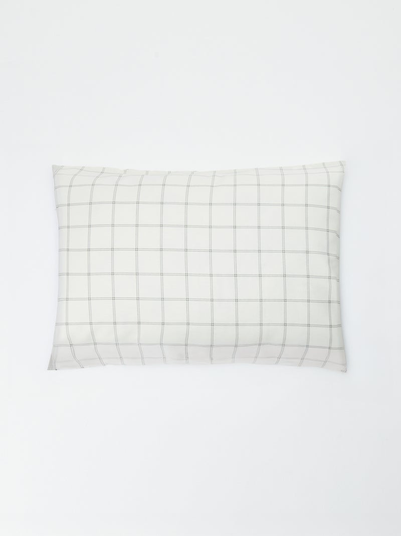 Taie d'oreiller unie (50 x 70 cm) - Kiabi Home Blanc cassé - Kiabi
