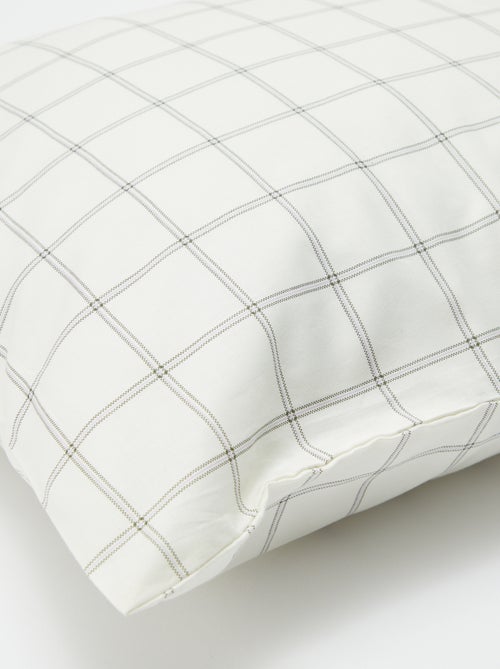 Taie d'oreiller unie (50 x 70 cm) - Kiabi Home - Kiabi Taie d'oreiller unie (50 x 70 cm) - Kiabi Home - Kiabi