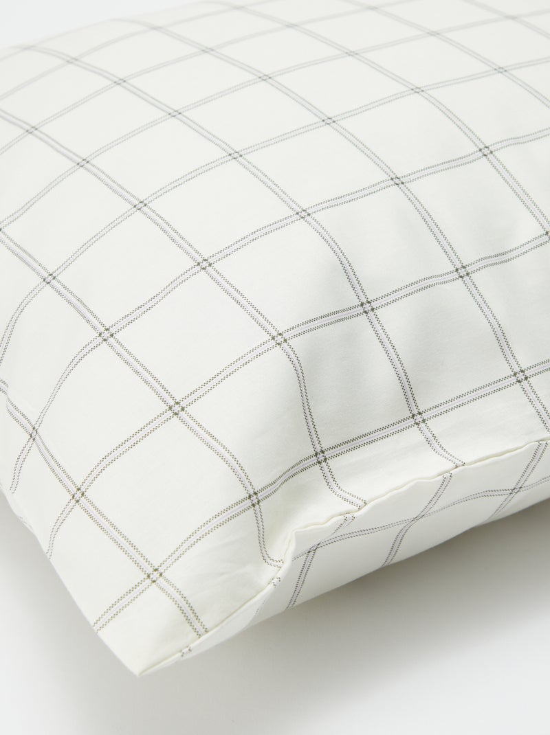 Taie d'oreiller unie (50 x 70 cm) - Kiabi Home Blanc cassé - Kiabi
