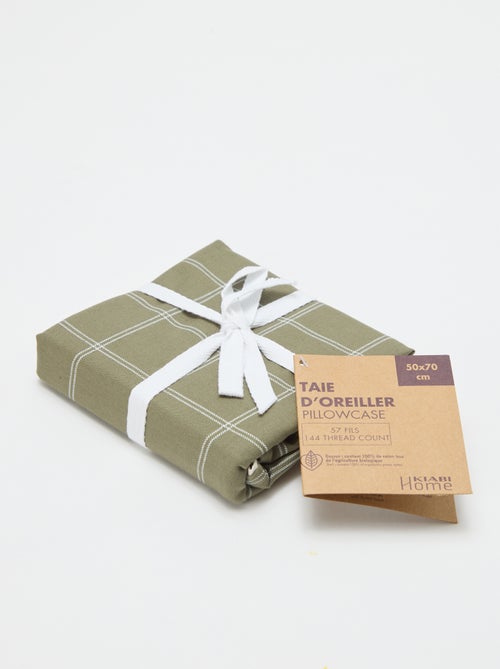 Taie d'oreiller unie (50 x 70 cm) - Kiabi Home - Kiabi