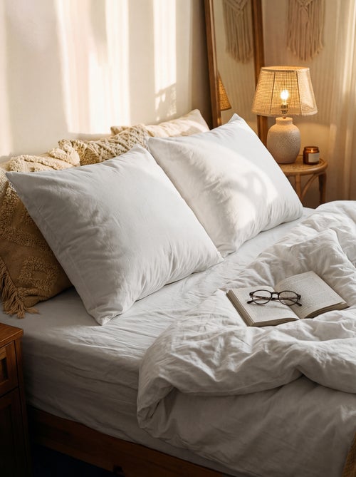 Taie d'oreiller unie 63 x 63 cm - Kiabi Home - Kiabi
