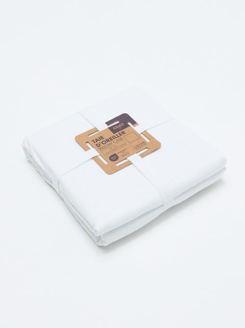 Taie d'oreiller unie 63 x 63 cm - Kiabi Home - Kiabi
