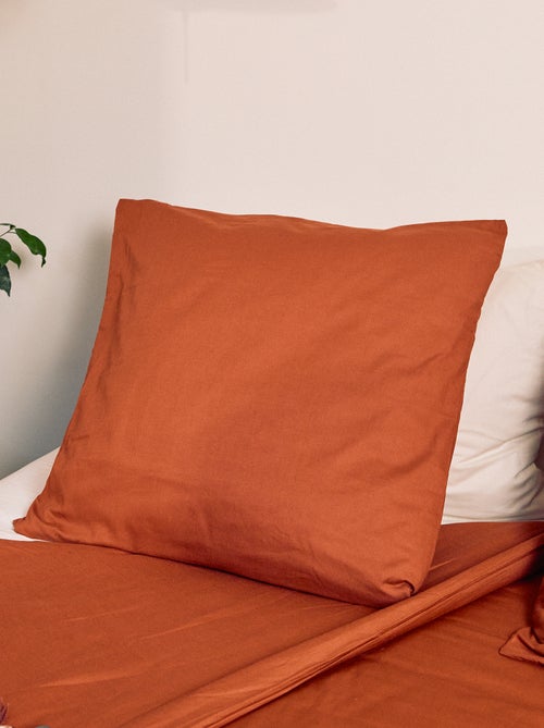 Taie d'oreiller unie 63 x 63 cm- Kiabi Home - Kiabi