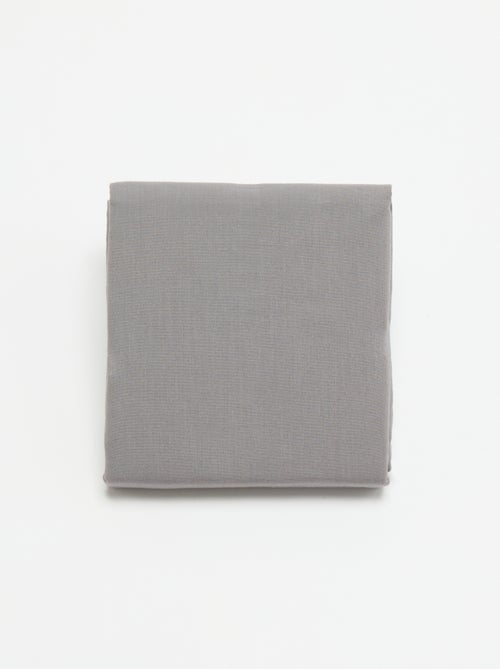 Taie d'oreiller unie 63 x 63 cm en coton - Kiabi