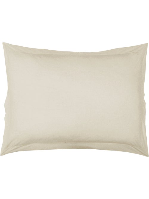 Taie d'Oreiller Unie en 100 % Coton - Kiabi