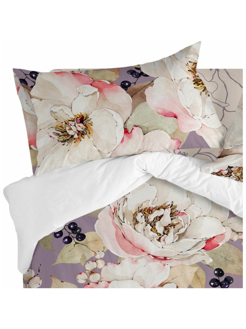 Taie d'oreiller White peonies "Happyfriday" Multicolore - Kiabi
