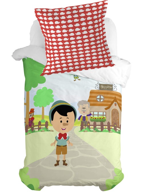 Taie d'oreiller Wooden puppet "Happyfriday" - Kiabi