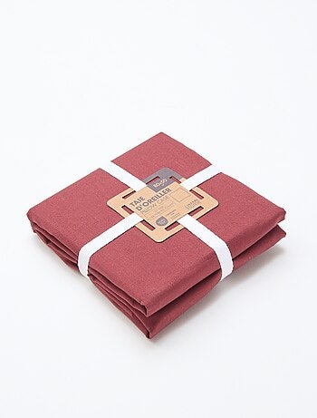 Taire d'oreiller unie - 50 x 80 cm environ