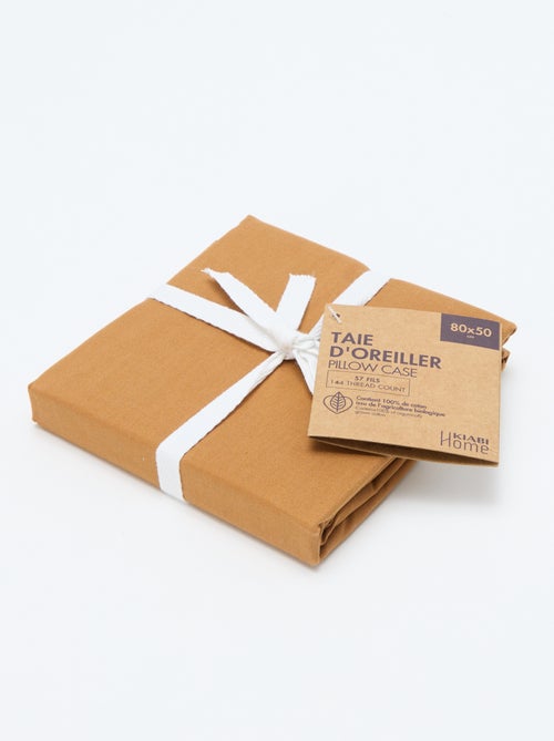 Taire d'oreiller unie - 50 x 80 cm environ - Kiabi