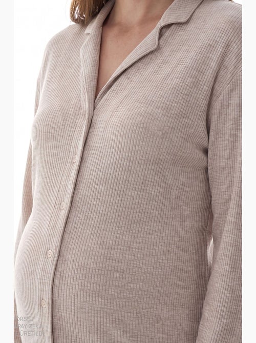 Talia chemise chemise de nuit à manches longues penti - Kiabi