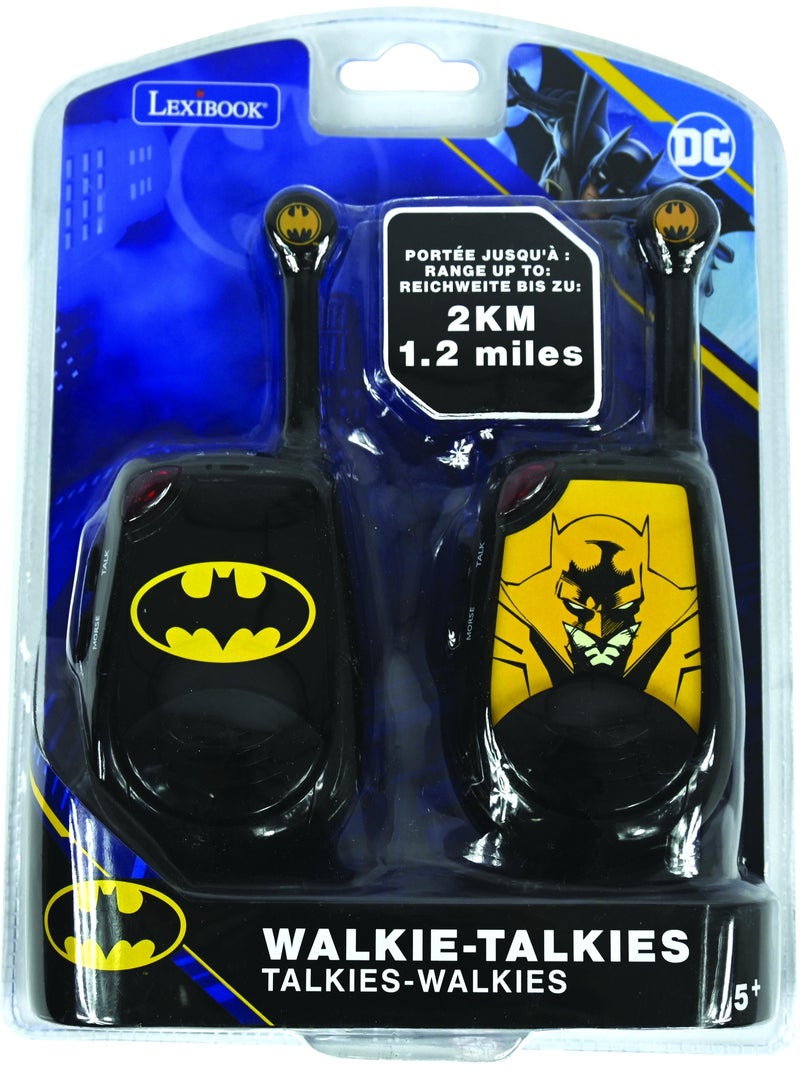 Talkie-walkies batman portée 2km fonction morse N/A - Kiabi
