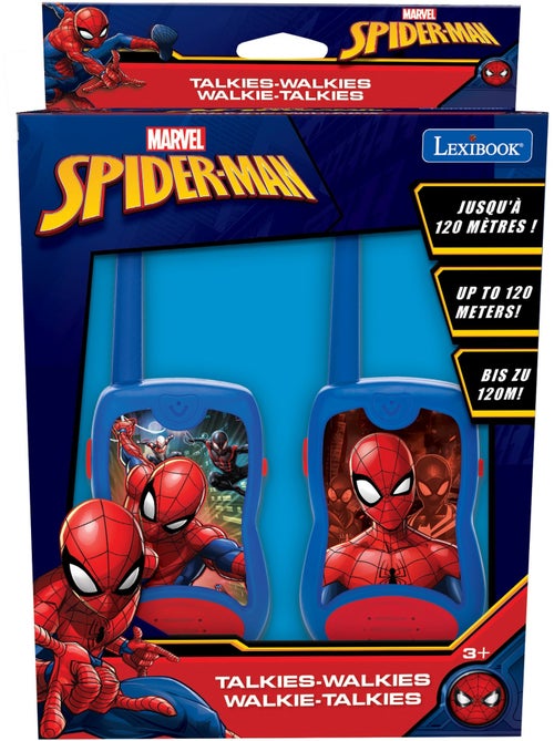 Talkie-walkies spiderman portée 200m - Kiabi Talkie-walkies spiderman portée 200m - Kiabi
