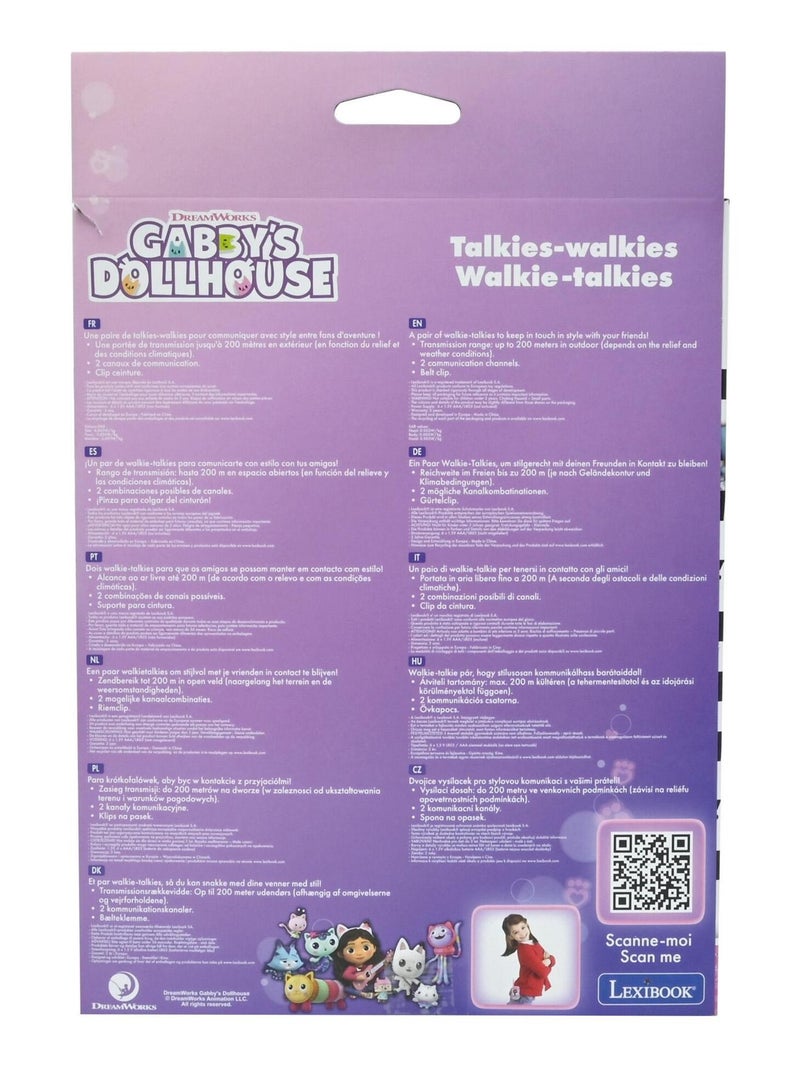 Talkies-walkies 200m gabby et la maison magique N/A - Kiabi
