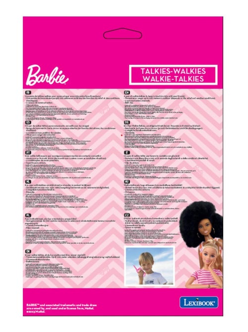 Talkies-walkies barbie portée 200m - Kiabi Talkies-walkies barbie portée 200m - Kiabi