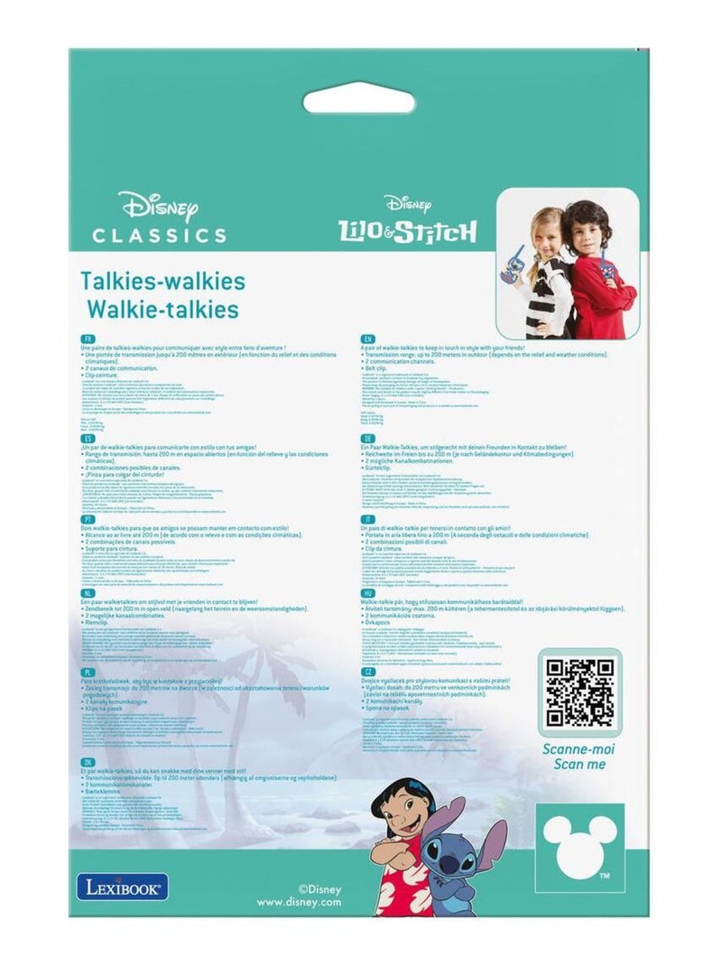 Talkies-walkies disney stitch portée 200m N/A - Kiabi